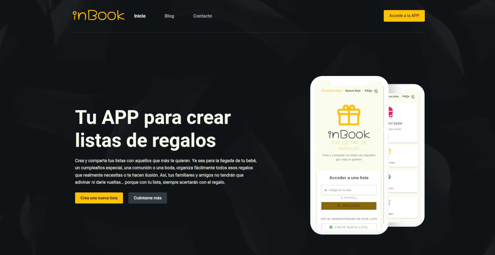 inbook lista de regalos